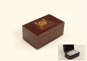 engraved dominoes set wholesale promotional gift