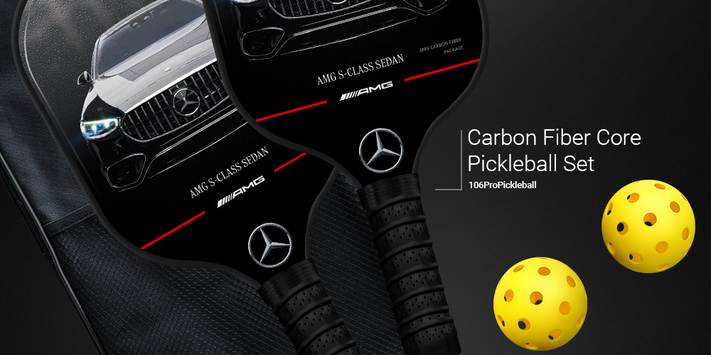Pro Pickleball Set with Carbon Fiber Core
