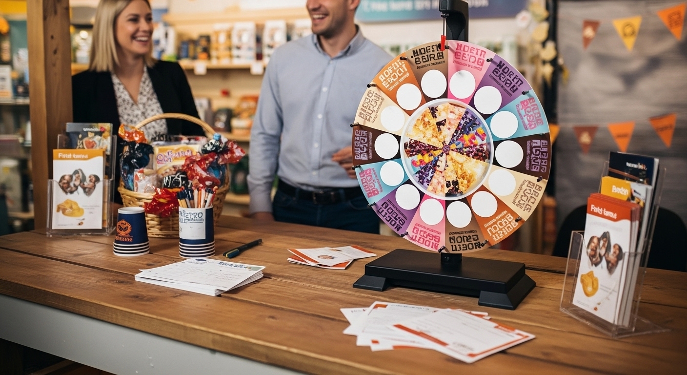 Prize Wheel promotional spin game