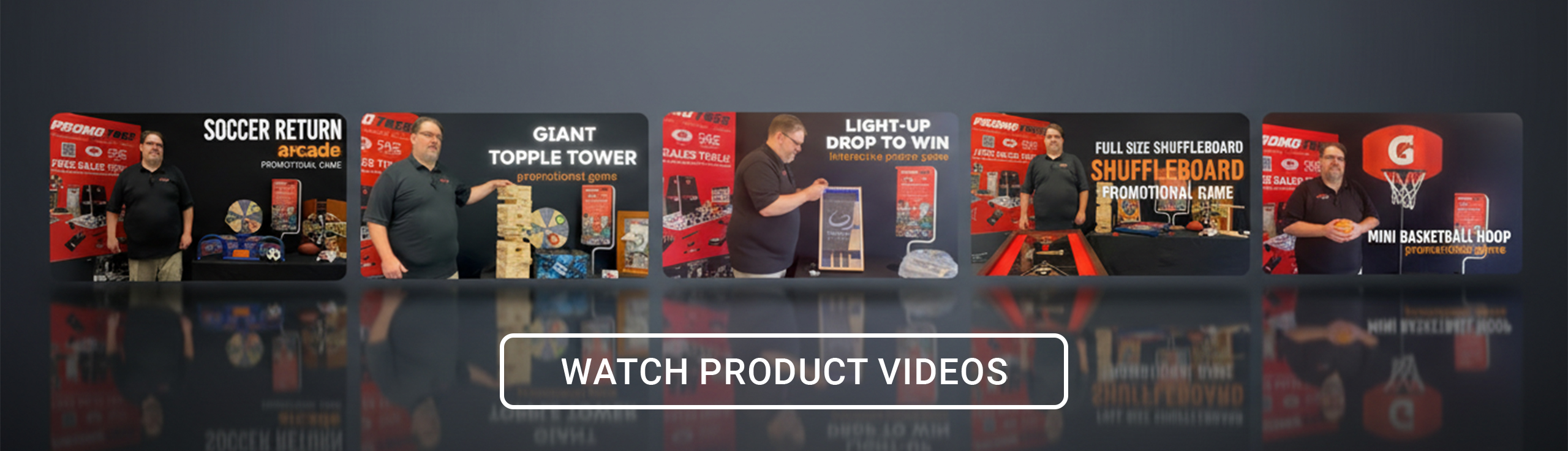 Promotoss Product Videos – Interactive Branded Game Demos